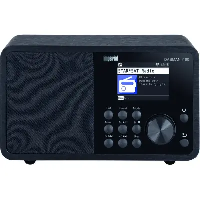 Imperial, Kompaktni radio DAB+/FM/internet s funkcijo budilke DABMAN i160, Črna