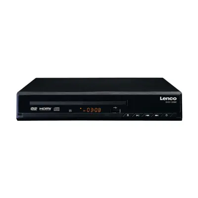 Lenco, Predvajalnik DVD/CD s HDMI in zaslonom LED, Črna