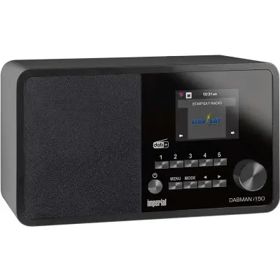 Imperial, Hibridni kompaktni radio DAB+ / FM / internet 20W DABMAN i150, Črna