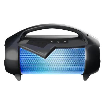 BigBen, Party Lite 50W IPX54 Svetlobni zvočnik Bluetooth z ročajem za prenašanje, Črna