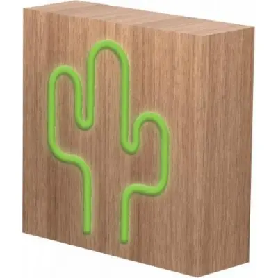Color Block, 15W Bright Bluetooth zvočnik Neon Model S Cactus ColorLight, Zelena