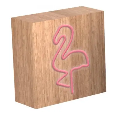 Color Block, 15W svetleči zvočnik Bluetooth Neonski model S Flamingo ColorLight, Bež