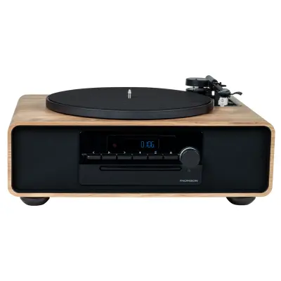 BigBen, 60W Bluetooth FM CD/MP3 leseni mikrosistem z gramofonom, Bež