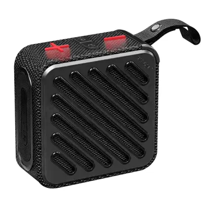 Wekome, Brezžični zvočnik Bluetooth 5.2 Model D50 Pop Digital 5W s pasom, Črna