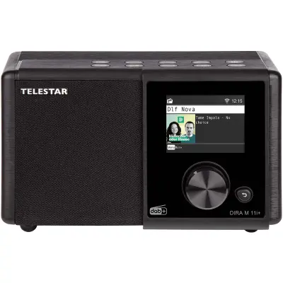 Telestar, Radio DAB+ / FM / internet / Bluetooth Kompaktni večfunkcijski radio DIRA M11i+, Črna