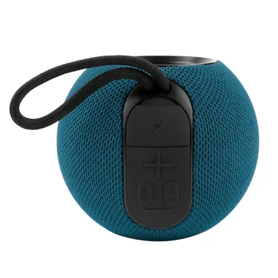 PARTY, TWS Bluetooth zvočnik 5.3 15W, svetleč, okrogle oblike, model Party Ball, Modra