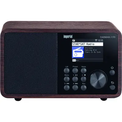 Imperial, Kompaktni večnamenski DAB+/FM/internetni radio DABMAN i170 Videz lesa, Rjava
