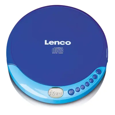 Lenco, Prenosni predvajalnik CD-R/RW s funkcijo polnjenja, Modra