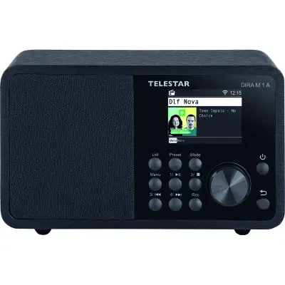 Telestar, Radio mono DAB+ / FM / internet / Bluetooth Compact DIRA M 1 A, Črna