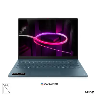 Prenosnik LENOVO Yoga 7 2-in-1 35,6 cm (14"), Ryzen AI 7 445, 32 GB RAM, 1 TB SSD, W11H, brez napajalnika|Vsakdanja uporaba