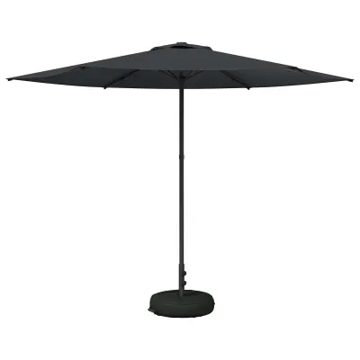 vidaXL Vrtni dežnik 300 x 300 cm Poliester Pravokotna Antracit
