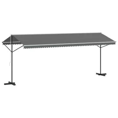 vidaXL Prosto stoječa tende Siva 6 x 3 m Poliester