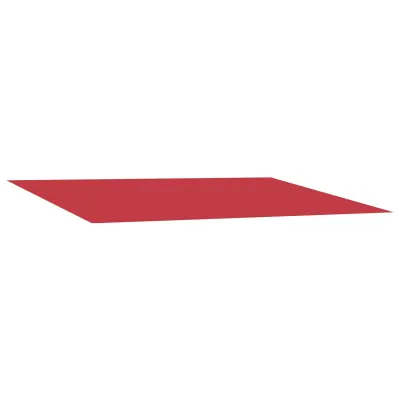 vidaXL Nadomestno platno za tendo Rdeča 400 × 300 cm Poliester