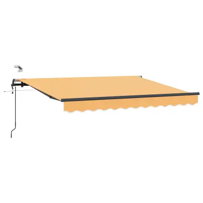 vidaXL Tkanina za senčnik Peščena 500 × 350 cm Poliester