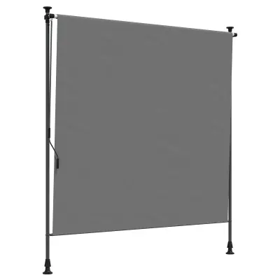 vidaXL Zunanja Rolfa Svetlo siva 100 x 270 cm