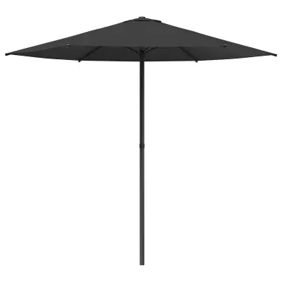 vidaXL Vrtni dežnik 230 x 230 cm Poliester Pravokotna Antracit
