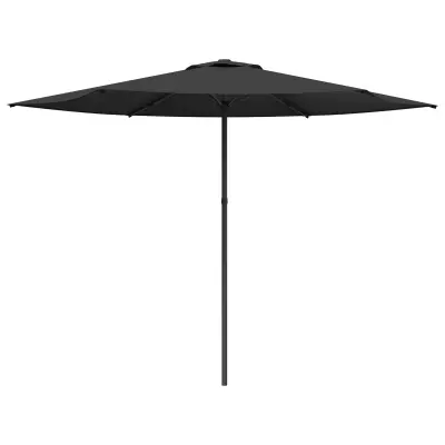 vidaXL Vrtni dežnik 300 x 300 cm Poliester Pravokotna Antracit