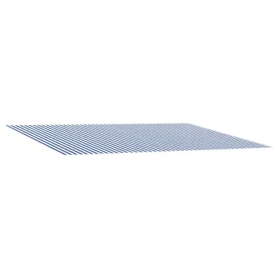 vidaXL Nadomestno platno za tendo Modra in bela 400 × 350 cm Poliester