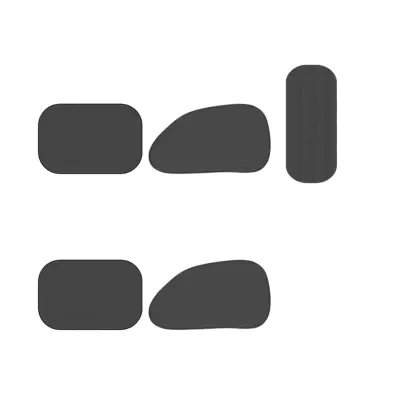 Komplet 5 mrežnih avtomobilskih senčil s 3D mrežo in spominsko žico