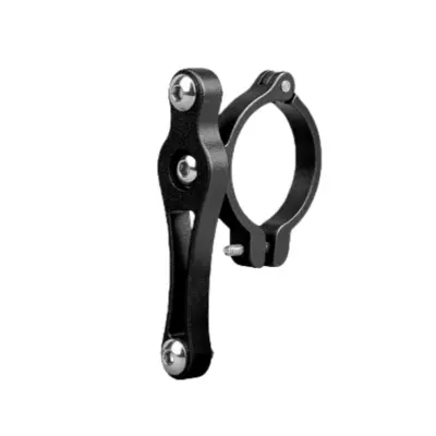 Adapter za kletko za bidon iz aluminijeve zlitine - Pretvorba nosilca za sedežno oporo/krmilo Black