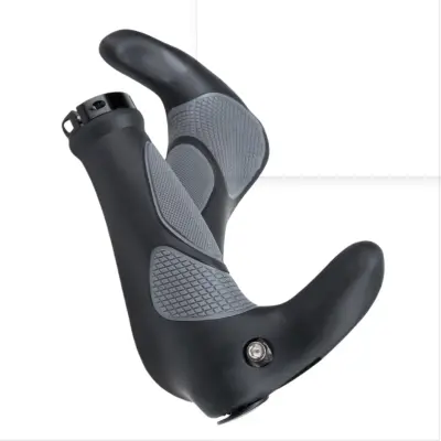 Ergonomski gumijasti ročaji krmila s konci za MTB
