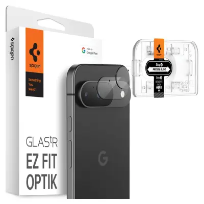 ZAŠČITNI OVITEK ZA KAMERO SPIGEN OPTIK.TR EZ FIT ZA GOOGLE PIXEL 9, 2 KOMADA
