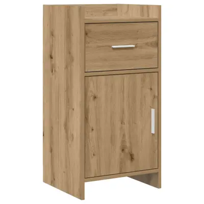 vidaXL Strani šal Artisan hrast 40 x 36 x 80 cm Inženirski les