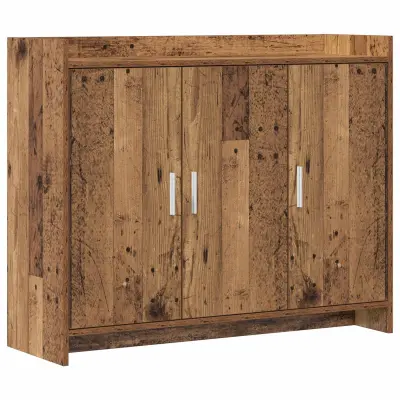 vidaXL Strani šal Star les 98,5 x 33 x 80 cm Inženirski les