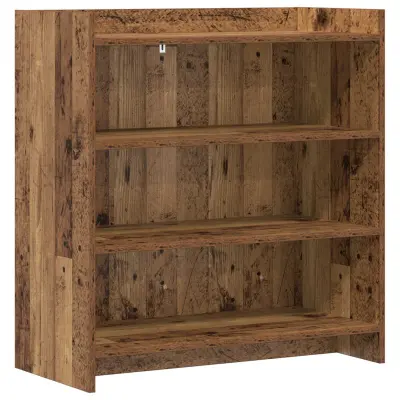 vidaXL Strani šal Star les 75 x 36 x 80 cm Inženirski les