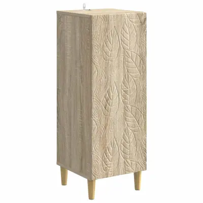 vidaXL Strani šal Sonoma hrast 33 x 34,5 x 90 cm Inženirski les