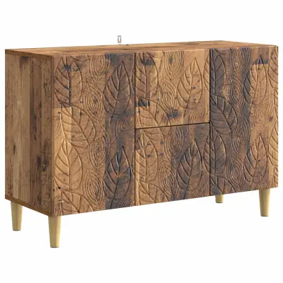 vidaXL Strani šal Star les 89 x 34,5 x 60 cm Inženirski les
