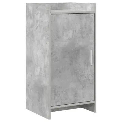 vidaXL Strani šal Betonsko siva 40 x 36 x 80 cm Inženirski les