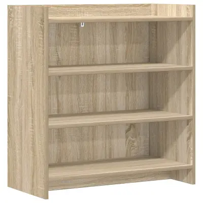 vidaXL Strani šal Sonoma hrast 75 x 36 x 80 cm Inženirski les