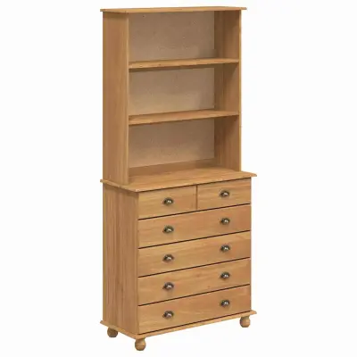 vidaXL huter s predalom ASKIM Medeno voskasta 91 x 40 x 200,5 cm