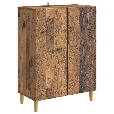 vidaXL Strani šal Star les 66 x 34,5 x 90 cm Inženirski les