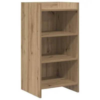 vidaXL Strani šal Artisan hrast 40 x 36 x 80 cm Inženirski les