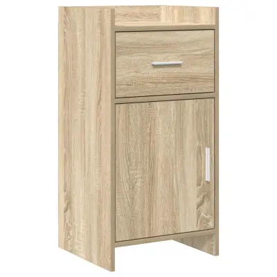 vidaXL Strani šal Sonoma hrast 40 x 36 x 80 cm Inženirski les
