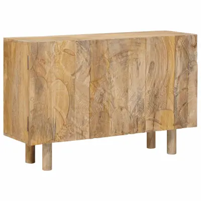 vidaXL Strani šal 100 x 30 x 65 cm Masivno mangovo les in vezan les