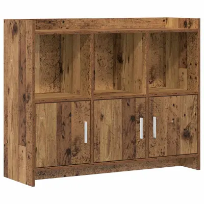 vidaXL Strani šal Star les 98,5 x 33 x 80 cm Inženirski les