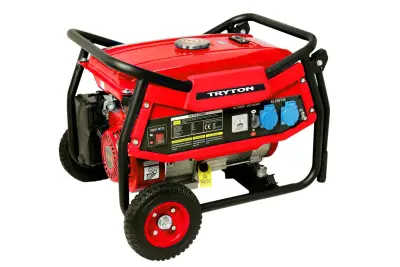 GENERATOR BENCINSKI 2000W, 2X230V, 2 KW S KOLESI