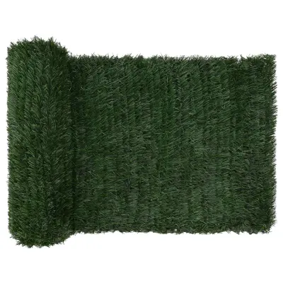 vidaXL Um գլխավոր шива Temno zelena 1 x 4 m PVC in jeklo