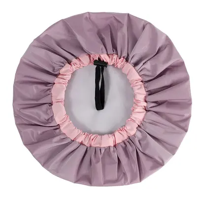 Nastavljiva Kapa za Prhanje v Enobarvnem Dizajnu za Nego Las Poleti Purple