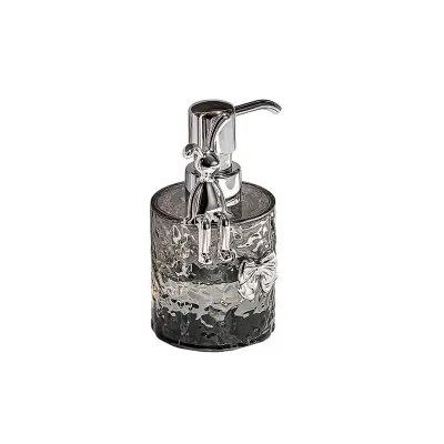 Luksuzni okrogli penilni razpršilnik z vodnim vzorcem, PET+ABS+PP Transparent Gray