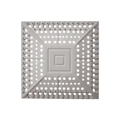 Silikonski kvadratni pokrov za odtok, 14cm x 14cm, večfunkcijski Gray