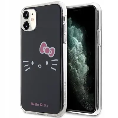 OVITEK HELLO KITTY ZA IPHONE 11 6.1 TRDA Z MOTIVOM MUČKEGA OBRAZA DURABLE