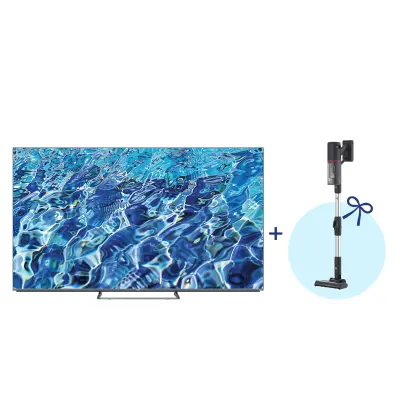 Televizor HAIER MiniLed H75M80FUX + baterijski sesalnik HOOVER HFG10HX