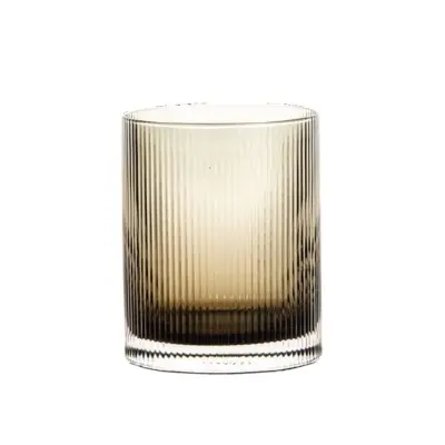 Kozarec za vodo, sok Rigatino smoke / 300ml / sivo-rjav / steklo