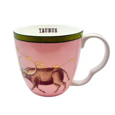 Lonček mug Zodiac 450ml / Taurus-Bik / porcelan