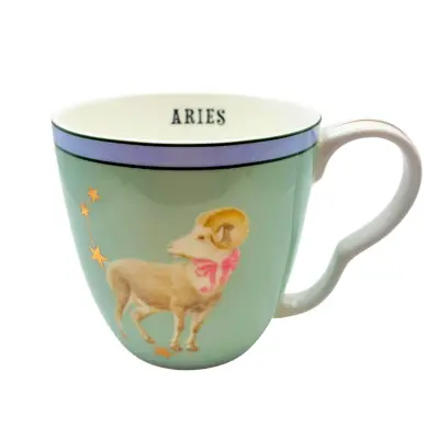 Lonček mug Zodiac 450ml / Aries-Oven / porcelan