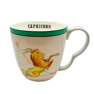 Lonček mug Zodiac 450ml / Capricorn-Kozorog / porcelan